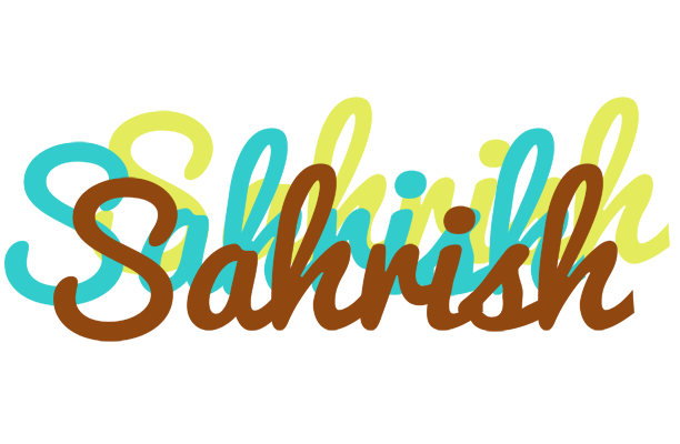 Sahrish cupcake logo