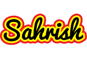 Sahrish flaming logo