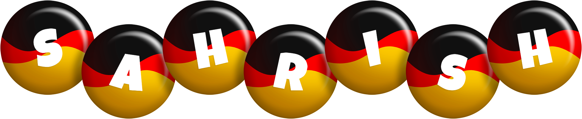 Sahrish german logo