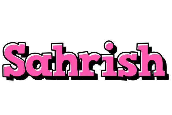Sahrish girlish logo