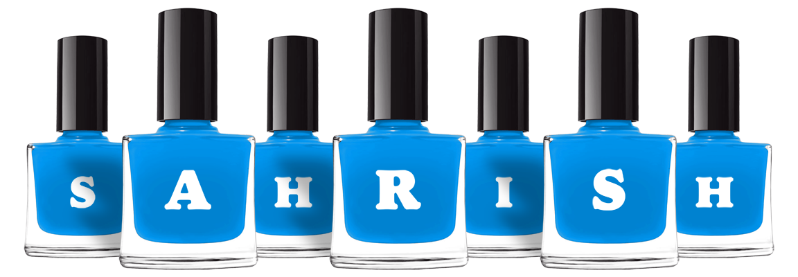 Sahrish glossy logo