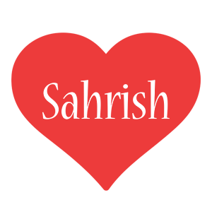 Sahrish love logo