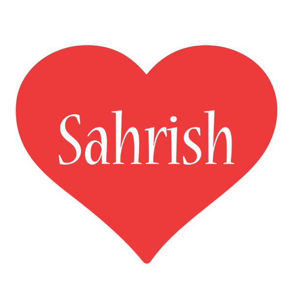 Sahrish love logo