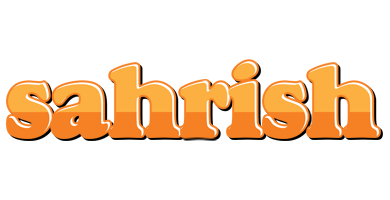 Sahrish orange logo