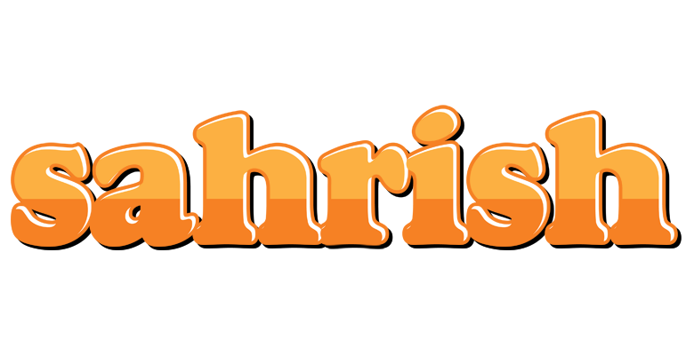 Sahrish orange logo