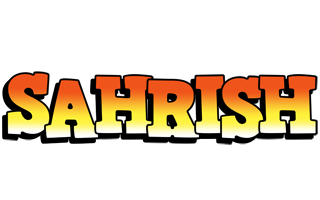 Sahrish sunset logo