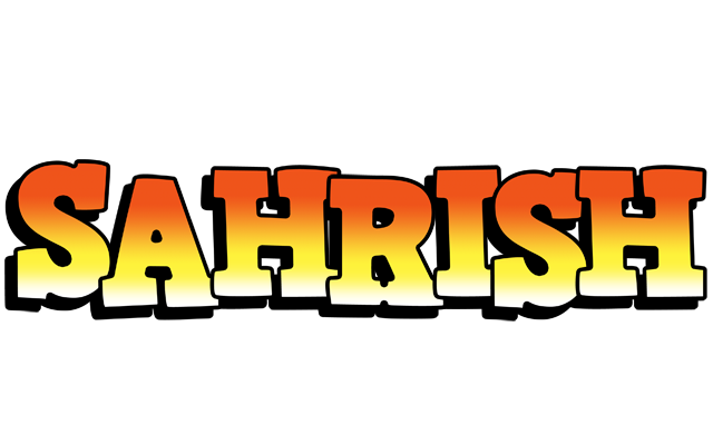Sahrish sunset logo