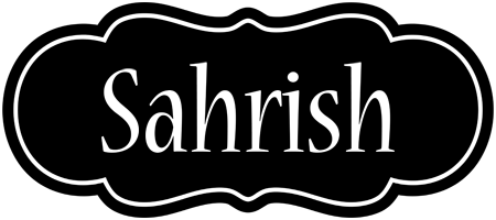 Sahrish welcome logo