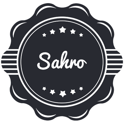 Sahro badge logo