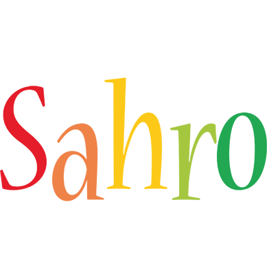 Sahro birthday logo