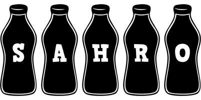 Sahro bottle logo