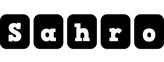 Sahro box logo