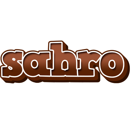 Sahro brownie logo
