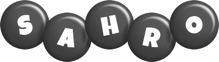 Sahro candy-black logo