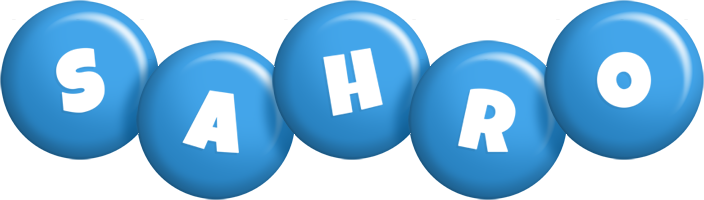 Sahro candy-blue logo