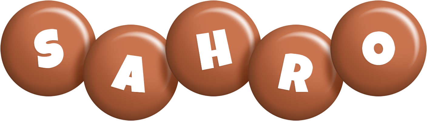 Sahro candy-brown logo