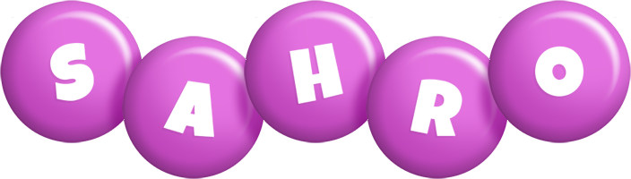 Sahro candy-purple logo