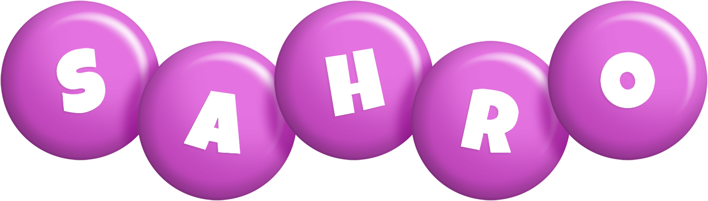 Sahro candy-purple logo