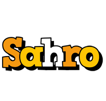 Sahro cartoon logo