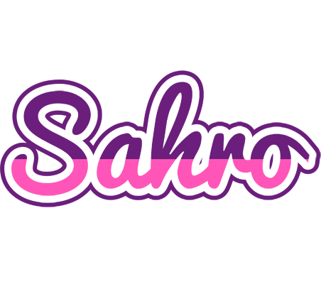Sahro cheerful logo