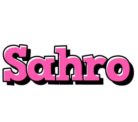 Sahro girlish logo