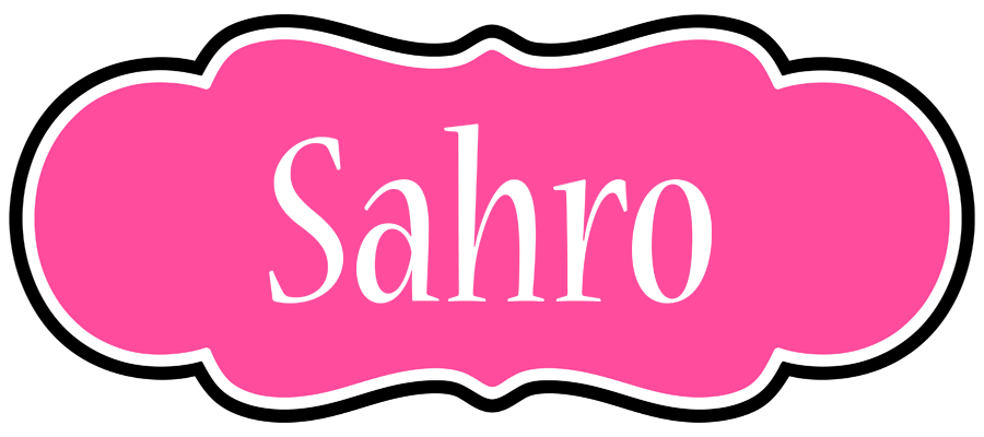 Sahro invitation logo