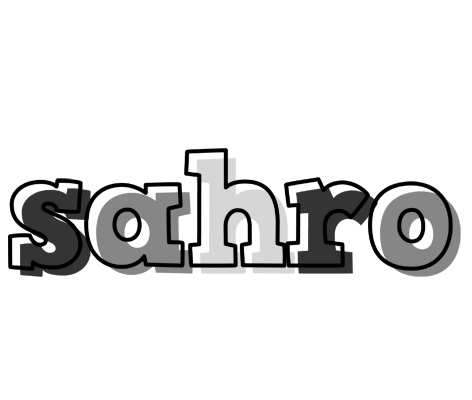 Sahro night logo