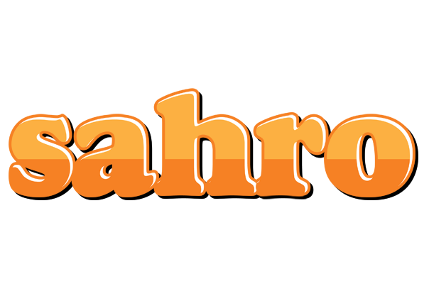 Sahro orange logo