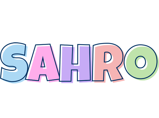 Sahro pastel logo