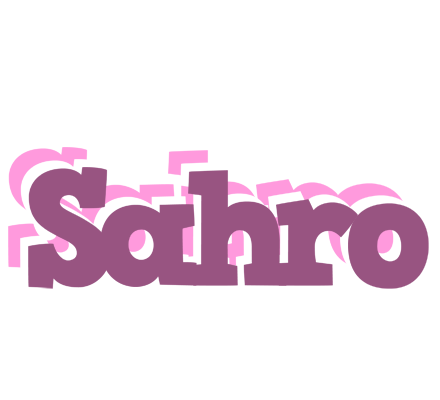 Sahro relaxing logo