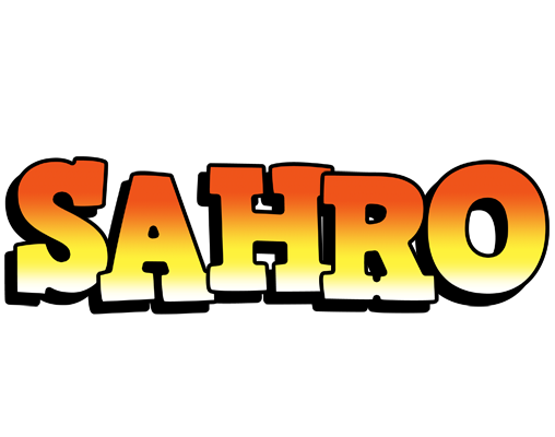 Sahro sunset logo