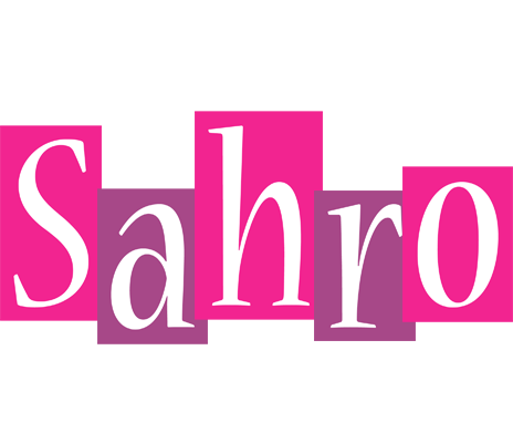 Sahro whine logo