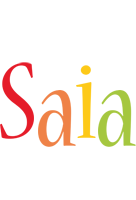 Saia birthday logo