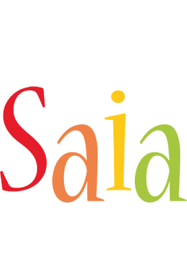 Saia birthday logo