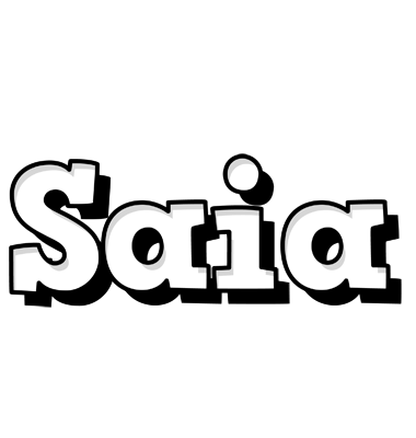 Saia snowing logo