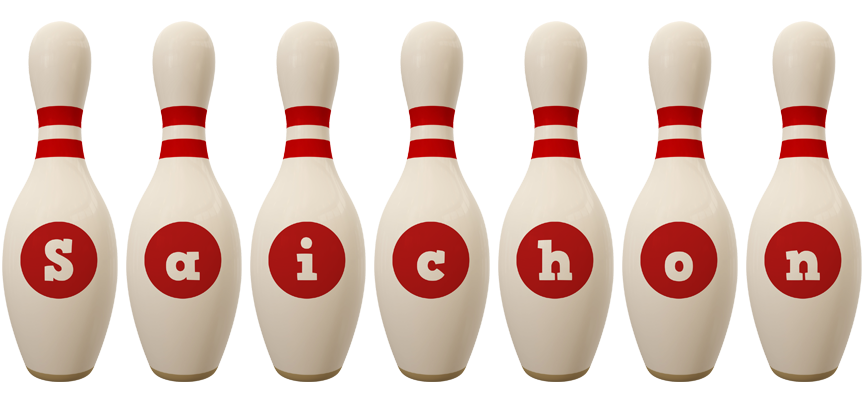 Saichon bowling-pin logo