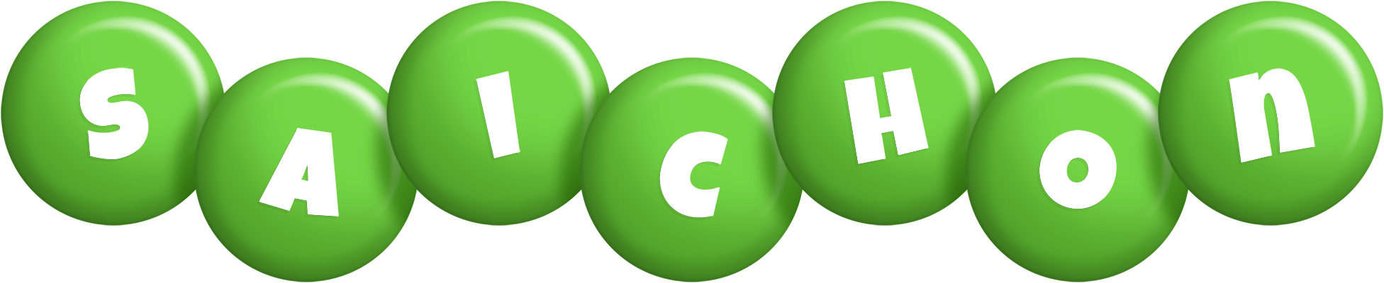 Saichon candy-green logo