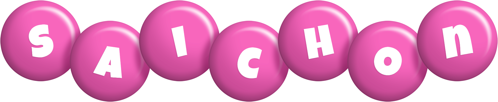 Saichon candy-pink logo