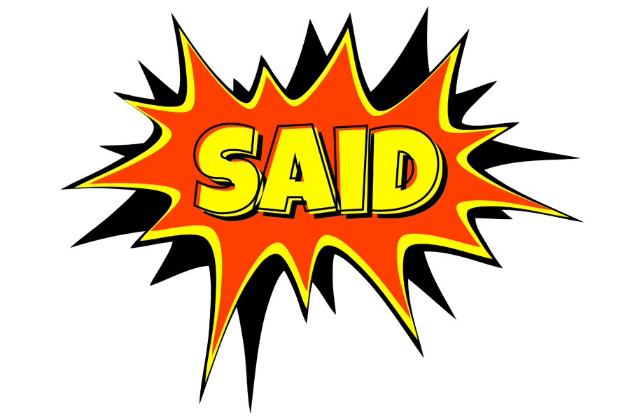 Said bazinga logo