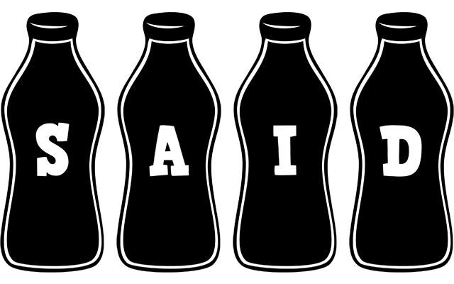 Said bottle logo