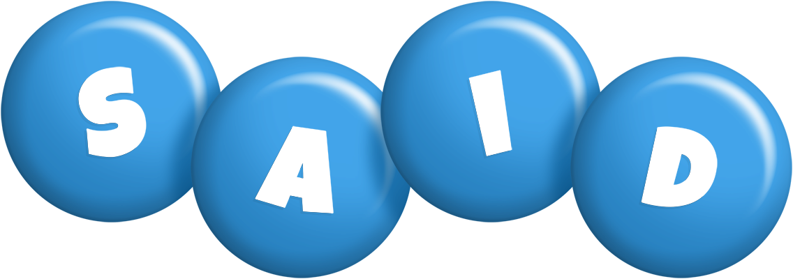 Said candy-blue logo