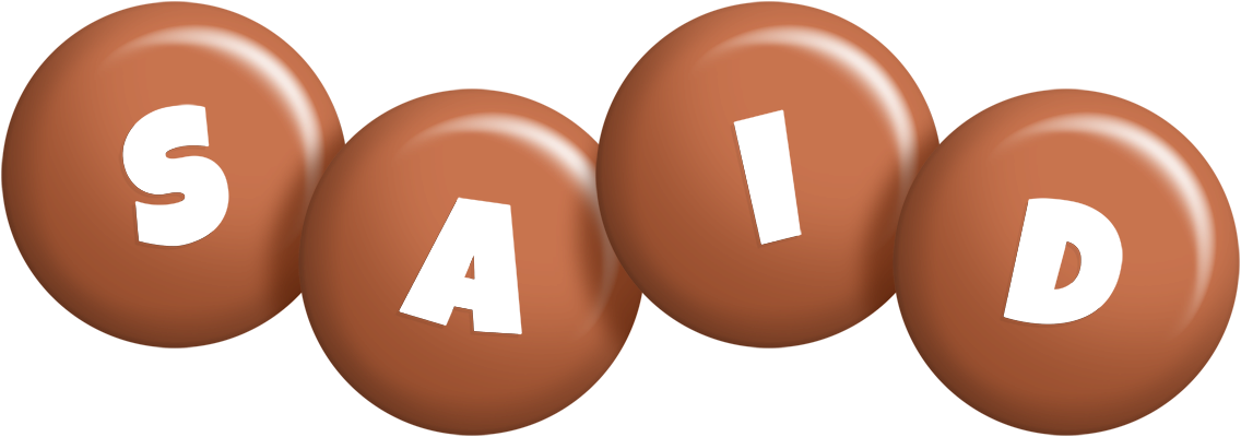 Said candy-brown logo