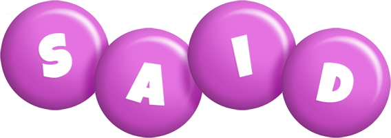 Said candy-purple logo