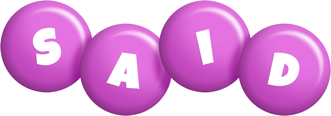 Said candy-purple logo