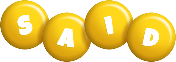 Said candy-yellow logo