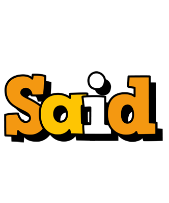 Said cartoon logo