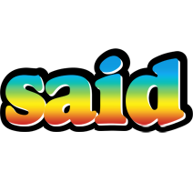 Said color logo
