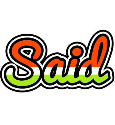 Said exotic logo