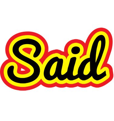 Said flaming logo