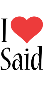 Said i-love logo